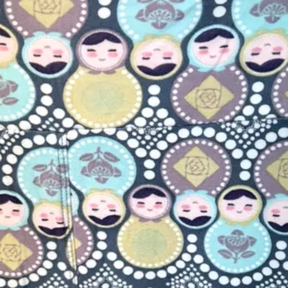 LuLaRoe TC Tall Curvy Nesting Doll Matryoshka Plus Size Leggings Pastel Size 1X - Picture 6 of 6